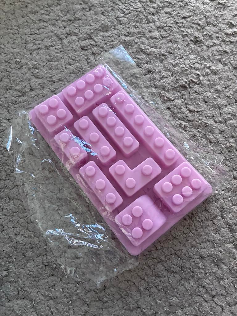 Nieuwe siliconen mal voor LEGO blokjes, Roze, Overige thema's, Gereedschap of Toebehoren, Nieuw