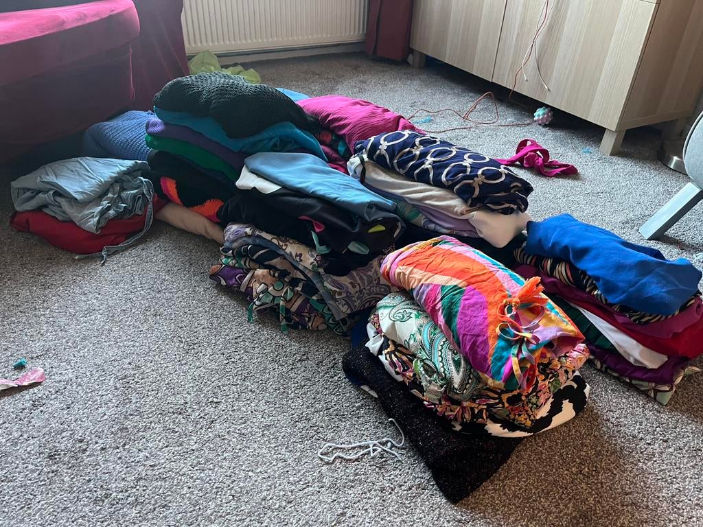 Kledingpakket (70 stuks.) maat 48-50, bijna nieuw/ongedragen, Ophalen, Zo goed als nieuw, Maat 46/48 (XL) of groter