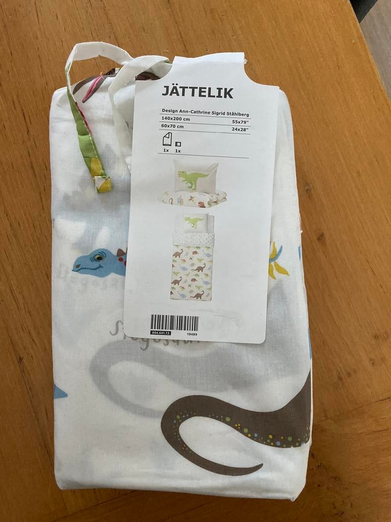 Dekbedovertrek dino’s (ikea, nieuw), Ophalen of Verzenden, Nieuw, Jongetje, Dekbedovertrek