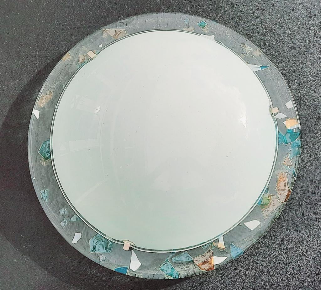 Lamp t.b.v. plafond (plafonniere), Ophalen, Zo goed als nieuw, Glas