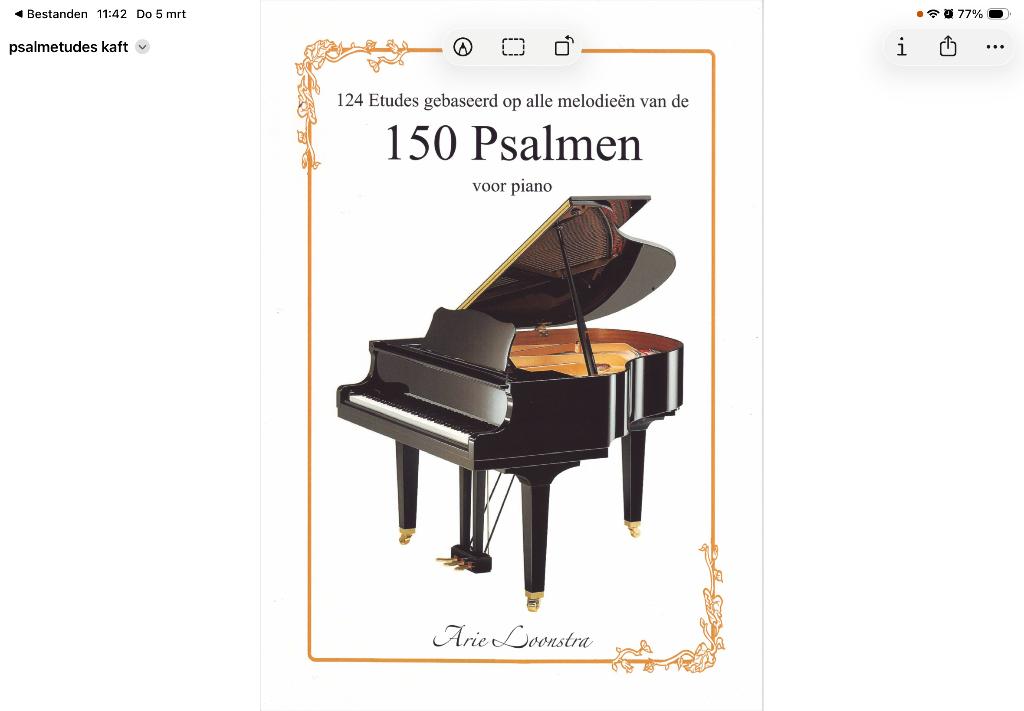 124 piano-etudes over alle melodieën van de 150psalmen PIANO, Nieuw, Ophalen of Verzenden, Thema, Religie en Gospel