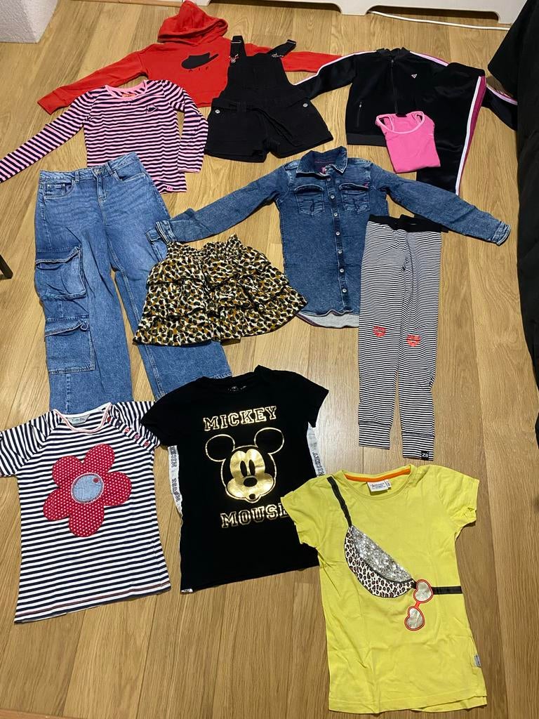 Pakket mooie meisjes kleding maat 140, Ophalen of Verzenden, Gebruikt, Meisje, Setje