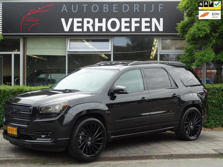 GMC ACADIA 3.6 - 7 PERS - BLACK ON BLACK - AUTOMAAT - 2X PAN, Auto's, GMC, Bedrijf, Te koop, Achteruitrijcamera, Airbags, Airconditioning