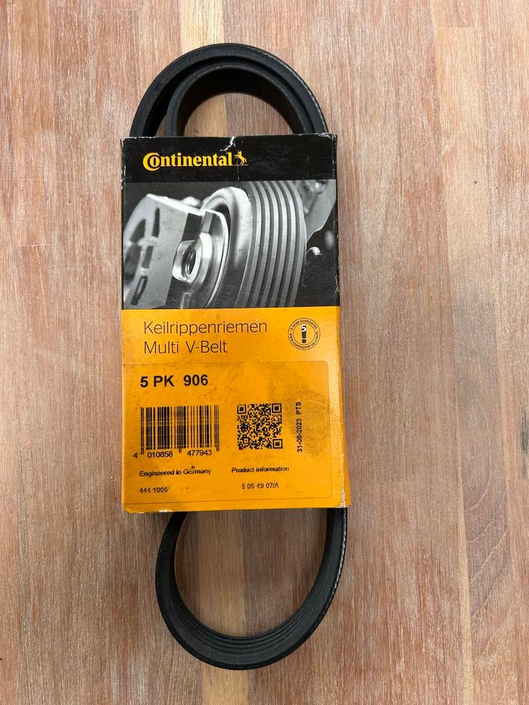 Contitech multiriem 5PK 906 // BMW M50 M52 e34 e36 e39, Auto-onderdelen, Motor en Toebehoren, BMW, Universele onderdelen, Nieuw