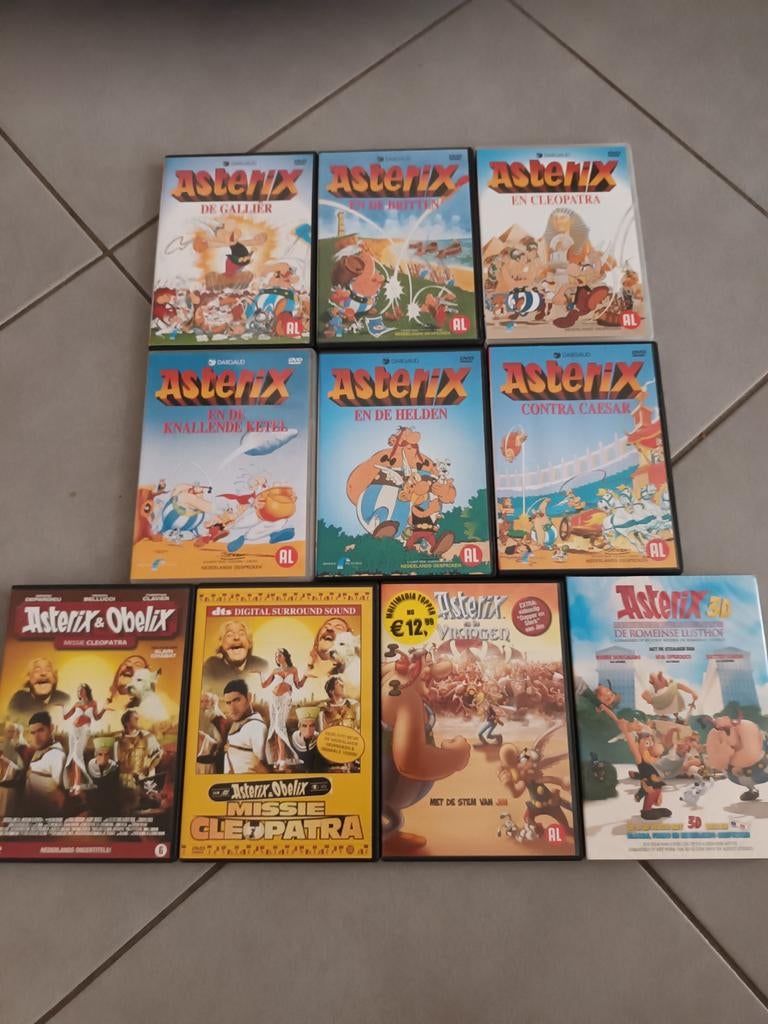 Dvd pakket Asterix en obelix, Cd's en Dvd's, Dvd's | Tekenfilms en Animatie, Alle leeftijden, Ophalen of Verzenden, Zo goed als nieuw