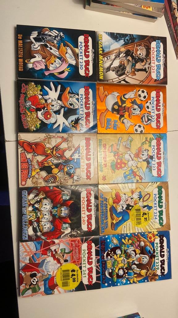 Donald duck pockets, Meerdere comics, Ophalen, Gelezen, Europa