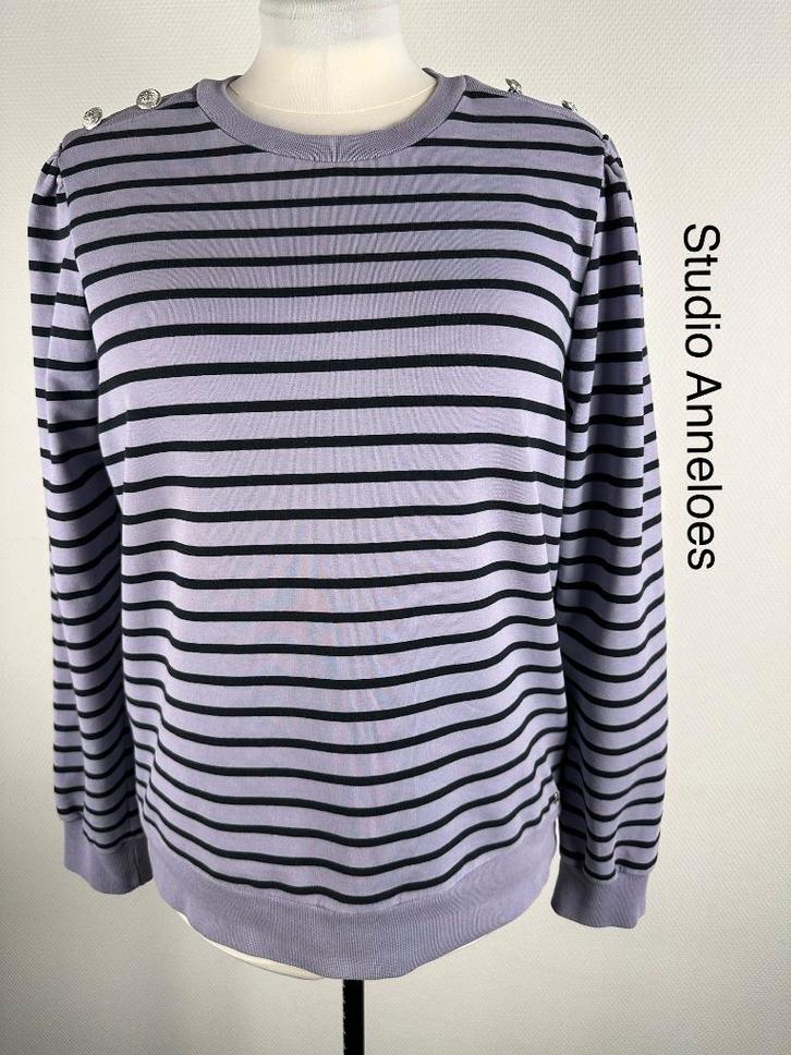 Studio Anneloes Trui  (mt: 42) 18,3/9251, Kleding | Dames, Truien en Vesten, Zo goed als nieuw, Maat 42/44 (L), Paars, Ophalen of Verzenden