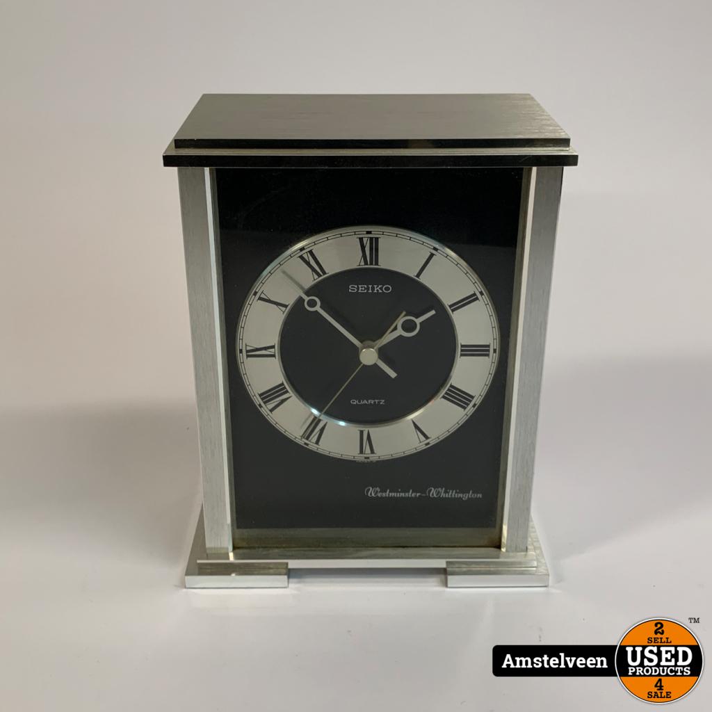 SEIKO Mantel Klok QF144SS Quartz | Nette Staat, Flex Ltd., Gebruikt, https://flex.com/contact-us, Nobelstraat 10, 5807 GA Oostrum