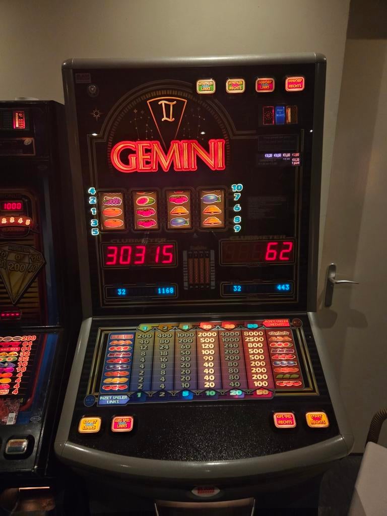 Te koop: Gemini gokkast (alleen ophalen), Verzamelen, Automaten | Gokkasten en Fruitautomaten, Euro, Ophalen of Verzenden, Gebruikt