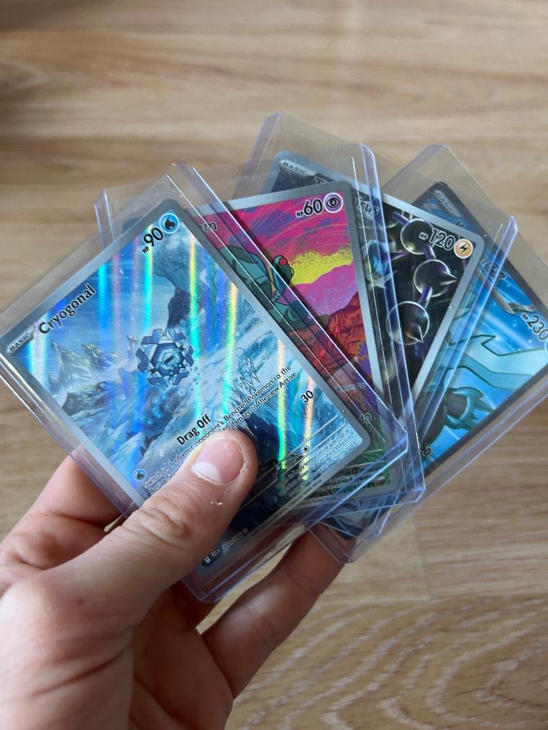 Pokemon hitjes inkoop, Verzenden, Zo goed als nieuw, Meerdere kaarten, Foil