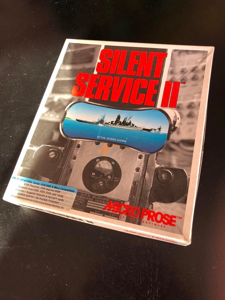 Silent Service II Big Box., Spelcomputers en Games, Gebruikt, 1 speler, Racen en Vliegen, Ophalen of Verzenden