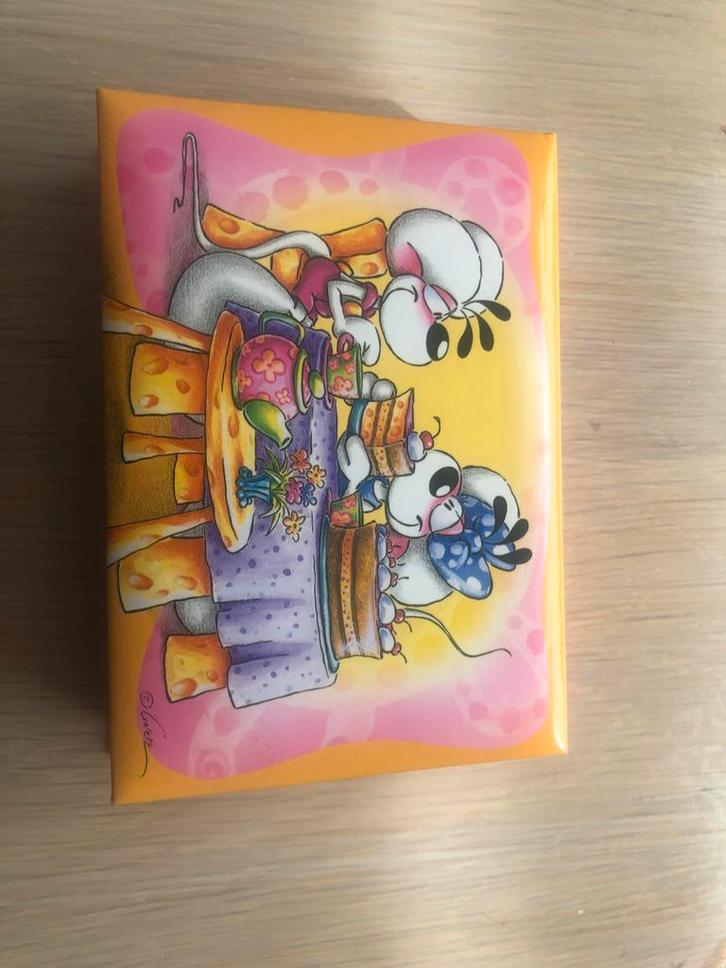 Diddl en Diddlina Notitieblok in Cadeaubox, Verzamelen, Diddl, Nieuw, Papier, Kaart of Schrift, Verschillende figuren, Ophalen