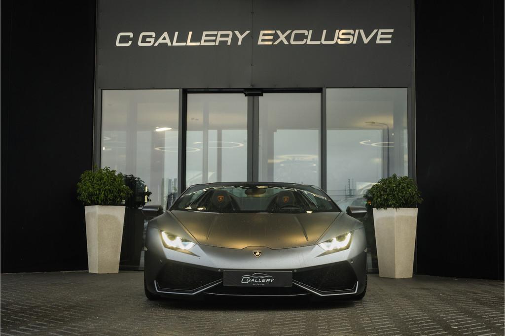 Lamborghini Huracan 5.2 V10 LP610-4 - Arancio Borealis | Cap, Auto's, Lamborghini, Automaat, Open dak, Zwart, Cabriolet