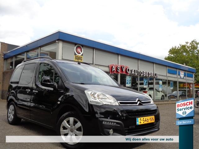 CITROEN Berlingo 1.2 110pk XTR NIEUWE MOTOR 2000KM, Stof, Gebruikt, 1199 cc, Zwart