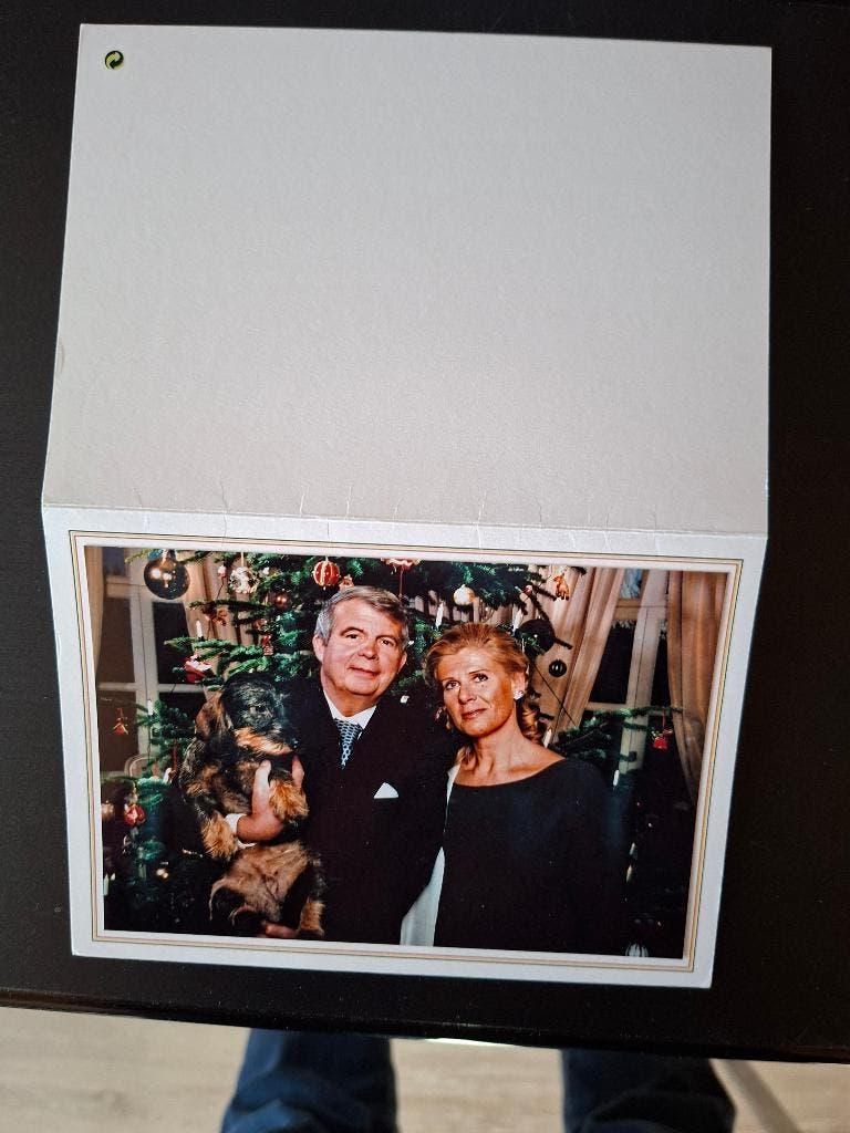 Bedankkaart prinses lea van belgie, Verzenden, Gebruikt, Buitenland, Kaart, Foto of Prent