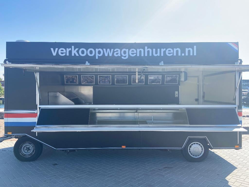 Complete visverkoopwagen De Vries direct inzetbaar 550 cm, Zakelijke goederen, Partijgoederen en Retail | Verkoopwagens, Ophalen