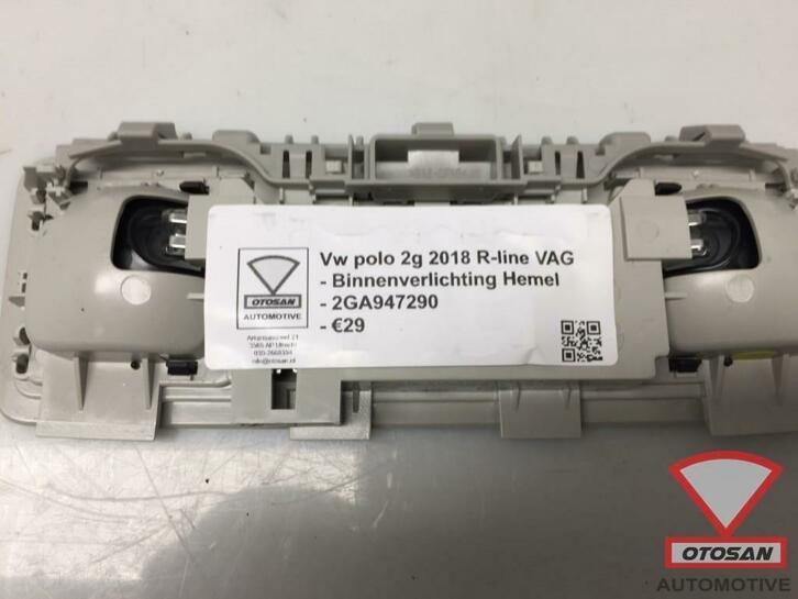 vw polo 2g 2018 binnenverlichting hemel achter 2ga947290, Gebruikt, Volkswagen, Volkswagen AG, Berliner Ring 2
38440  Wolfsburg, DE