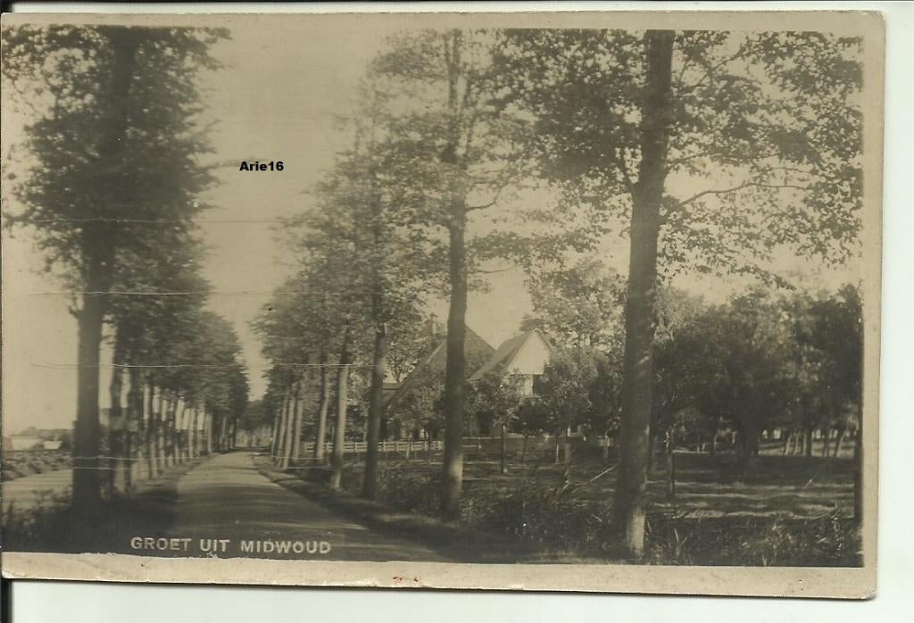 Midwoud, Verzenden, 1920 tot 1940, Ongelopen, Noord-Holland