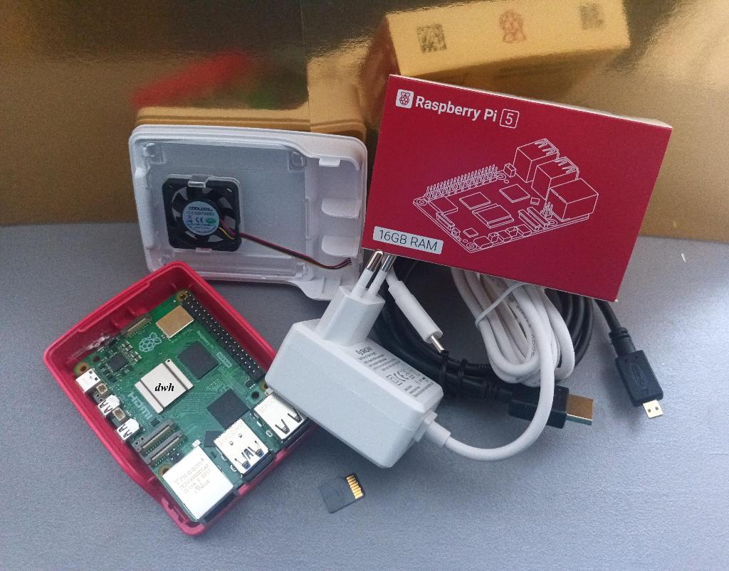 Raspberry PI5, 16GB Starters Set, Verzenden, DDR4, Raspberry PI5 Set, Overige typen