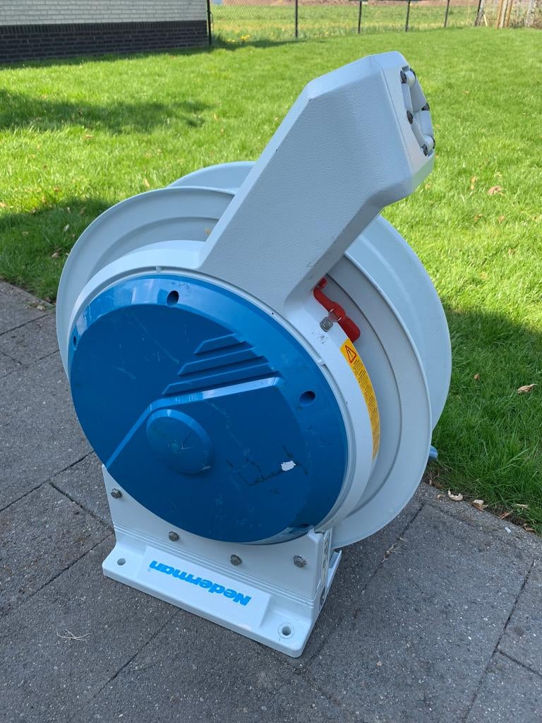 Nederman 884 slangenhaspel, Tuin en Terras, Tuinslangen, Ophalen, Gebruikt, Tuinslanghaspel