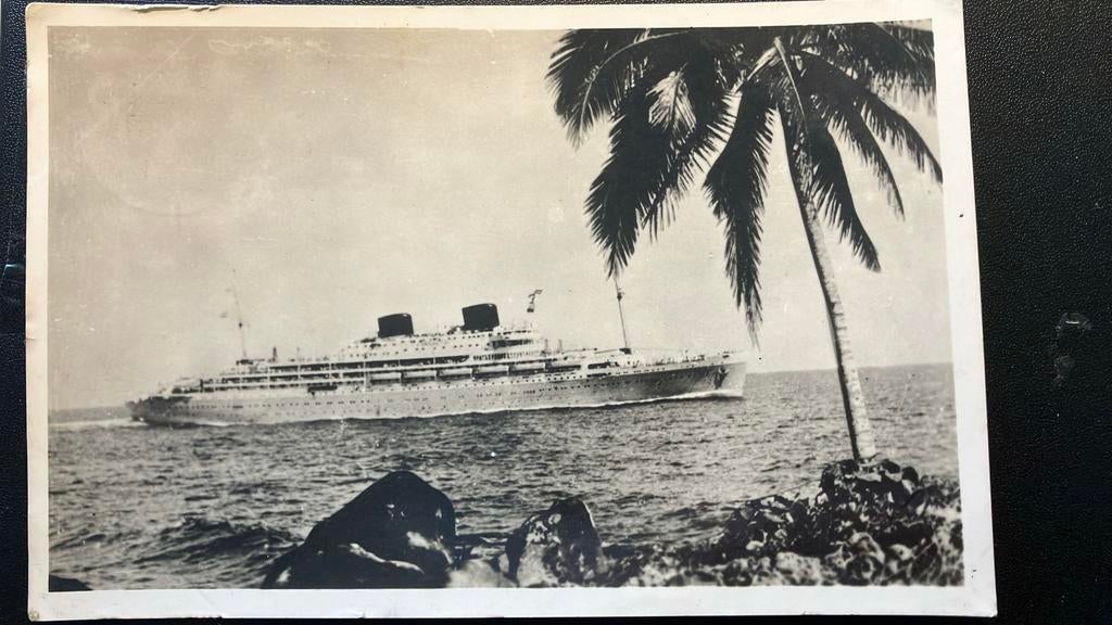 WILLEM  RUYS  '47 Rotterdamsche Lloyd, Verzamelen, Scheepvaart, Ophalen of Verzenden, Zo goed als nieuw, Kaart, Foto of Prent
