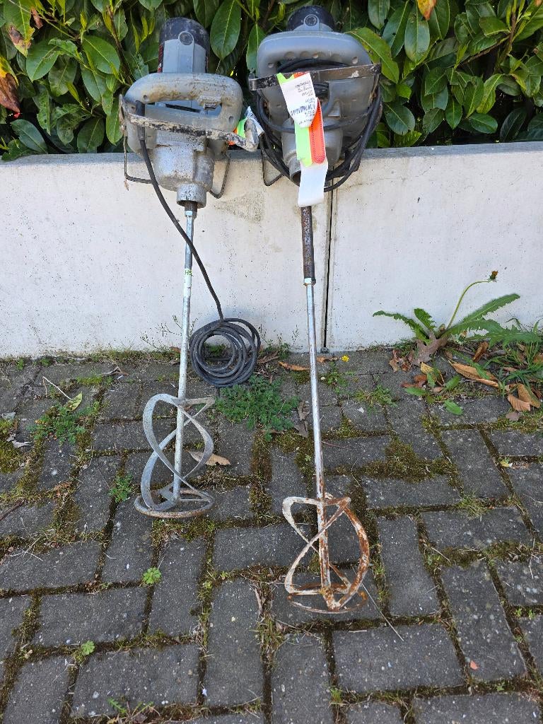 Betonmixer, Ophalen, Gebruikt