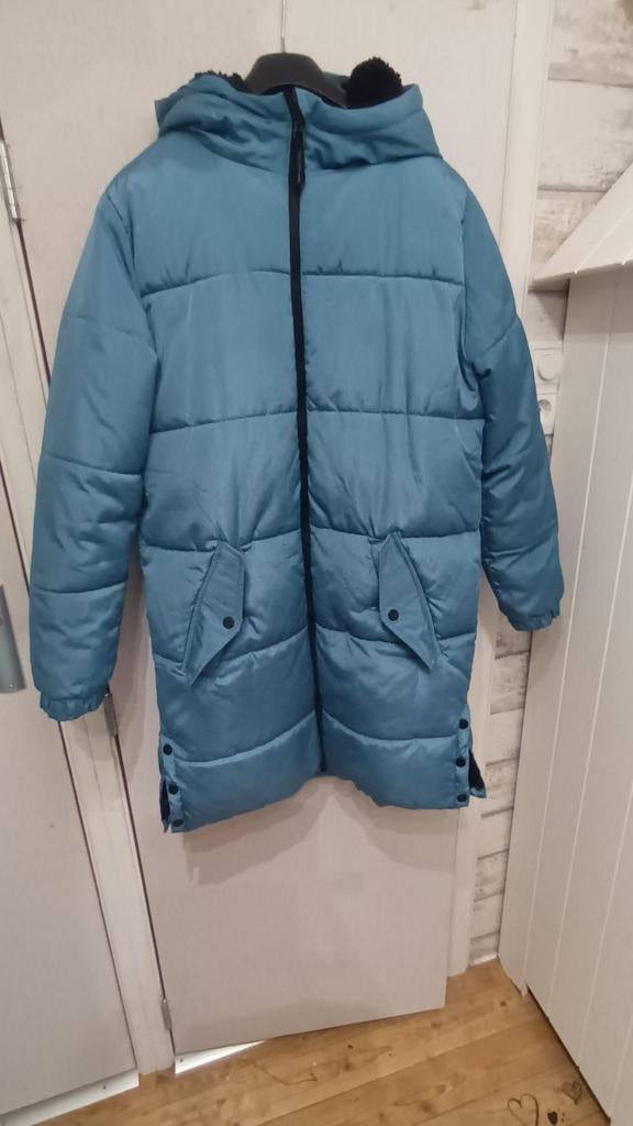 Winterjas lang model, meisjes, WE Fashion, 170/176, Gebruikt, Meisje, Ophalen of Verzenden, WE Fashion