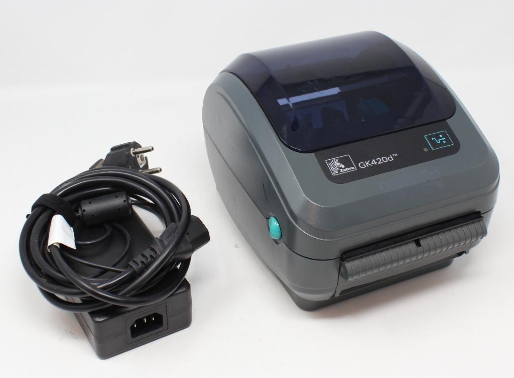 Zebra GK420d etikettenprinter zonder adapter, Computers en Software, Labelprinters, Facturen@maascomputers.nl, Ophalen of Verzenden
