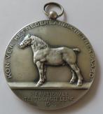 Grote verzilverde medaille .Het Nederlandsche Trekpaard 1963, Verzenden, Overige materialen, Nederland