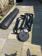 Bokszak met standaard + gewichten – complete set, Ophalen, Zo goed als nieuw, Bokszak