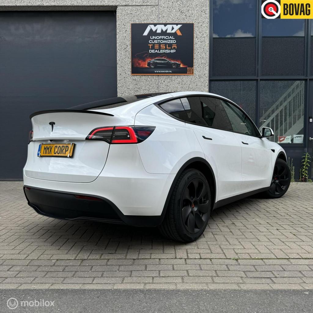 Tesla Model Y + MMX PACK + IAP, Auto's, Tesla, Automaat, Achterwielaandrijving, Gebruikt, Wit
