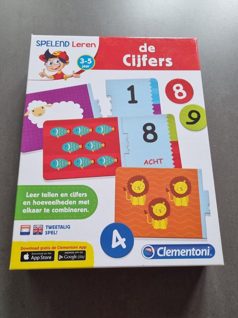 Spelend leren de cijfers, Ophalen of Verzenden, Gebruikt