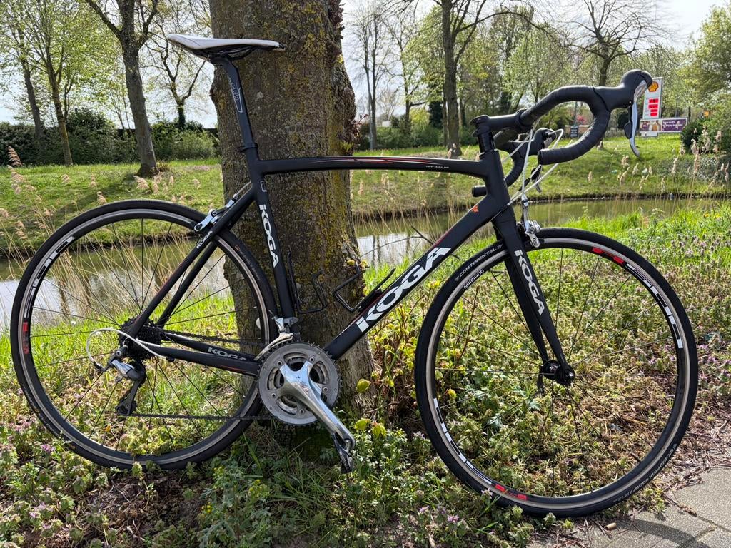 Koga Kimera Road AL 6061 – Mat Zwart, Gebruikt, Heren, Aluminium, 57 tot 61 cm