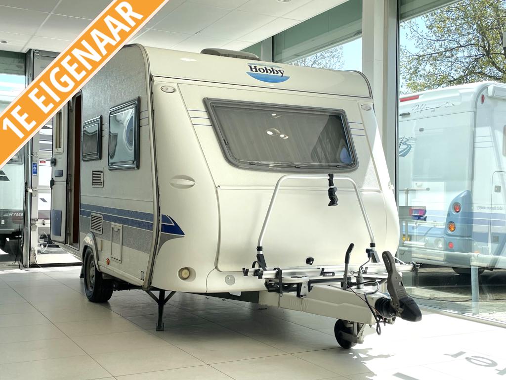 Hobby De luxe Easy 400 SF 1e EIGENAAR! DWARSBED MOVER!, Hobby, Bedrijf, Treinzit, Tot en met 3