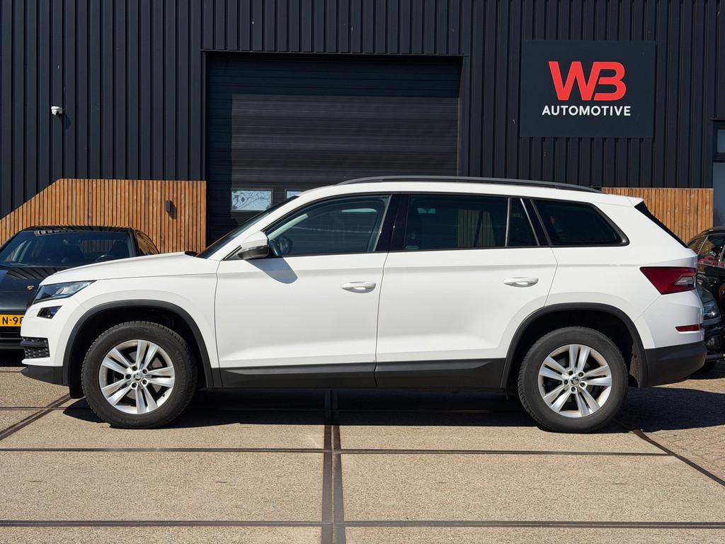 Skoda Kodiaq 1.5 TSI Style Dealer onderhouden Cruise Clima s, Auto's, Skoda, 4 cilinders, 150 pk, 1481 kg, Wit