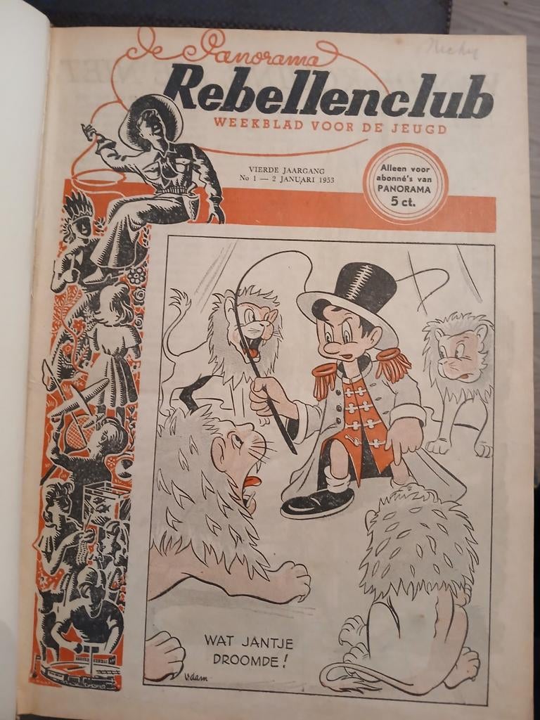 De Panorama Rebellenclub 1953, Complete serie of reeks, Ophalen of Verzenden, Gelezen