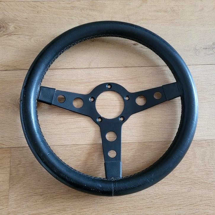 Leren sportstuur mancave garage race rallye, Auto-onderdelen, Besturing, Alfa Romeo, Amerikaanse onderdelen, Audi, BMW, Citroën