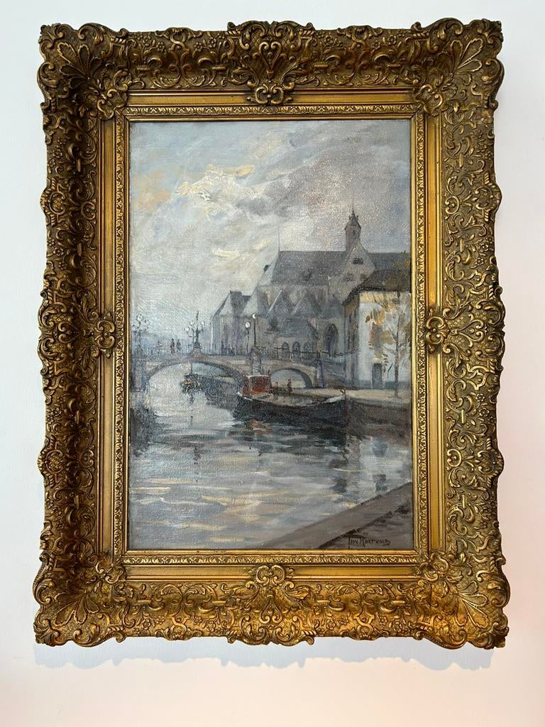 Bijzonder schilderij van Jan Korthals 1500,00 euro, Ophalen