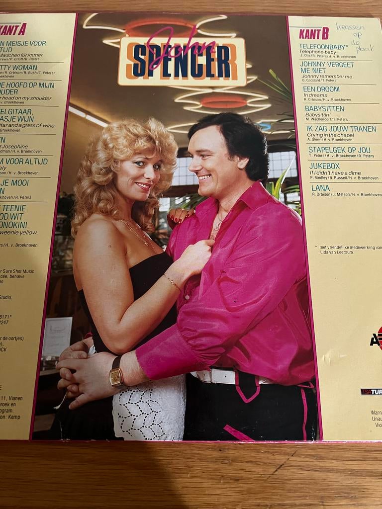 John Spencer LP - Vintage Vinyl Album, Ophalen of Verzenden, 1980 tot 2000, Gebruikt