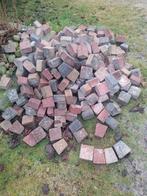 Kleurrijke bestrating cirkel + zwarte blokjes, Tuin en Terras, Tegels en Klinkers, Ophalen, Gebruikt, Klinkers, Minder dan 5 m²