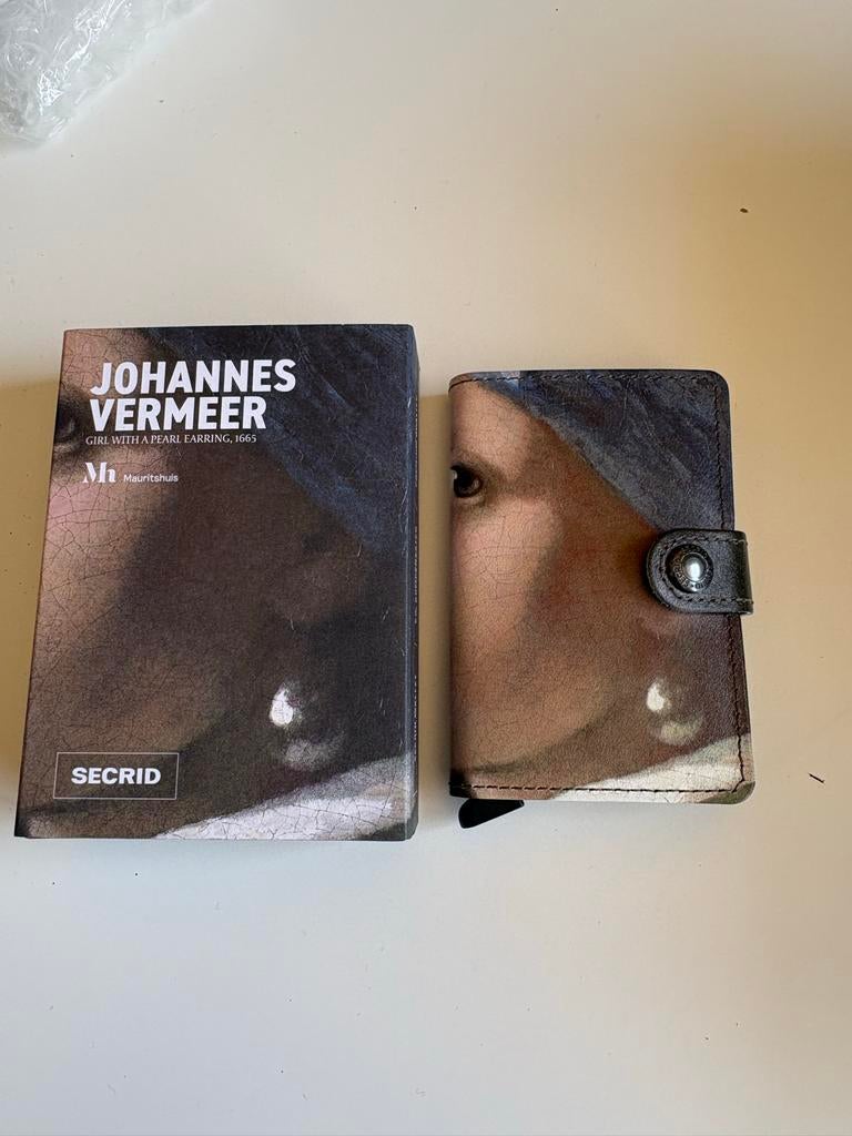 Secrid Cardholder Meisje met de Parel, Sieraden, Tassen en Uiterlijk, Portemonnees, Nieuw, Overige merken, Overige kleuren, Leer