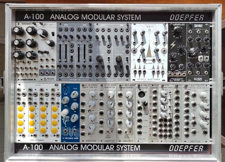 Eurorack div. modules + case A100-p6, Muziek en Instrumenten, Soundmodules, Zo goed als nieuw, Overige merken, Ophalen of Verzenden