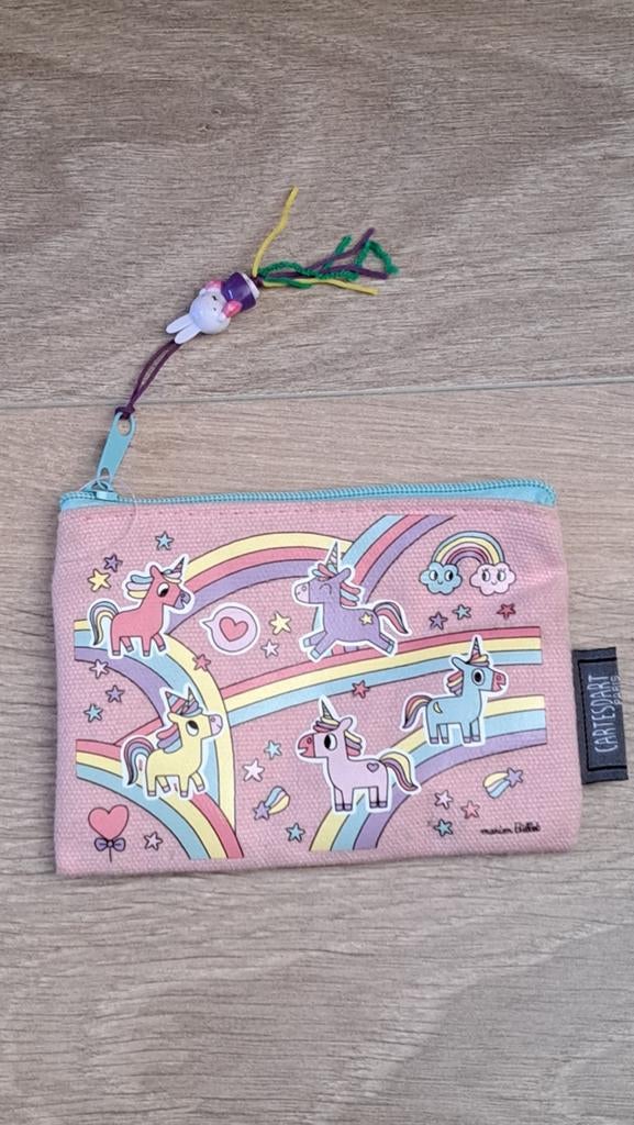 Kleurrijke tiener portemonnee - Eenhoorn design, Ophalen of Verzenden