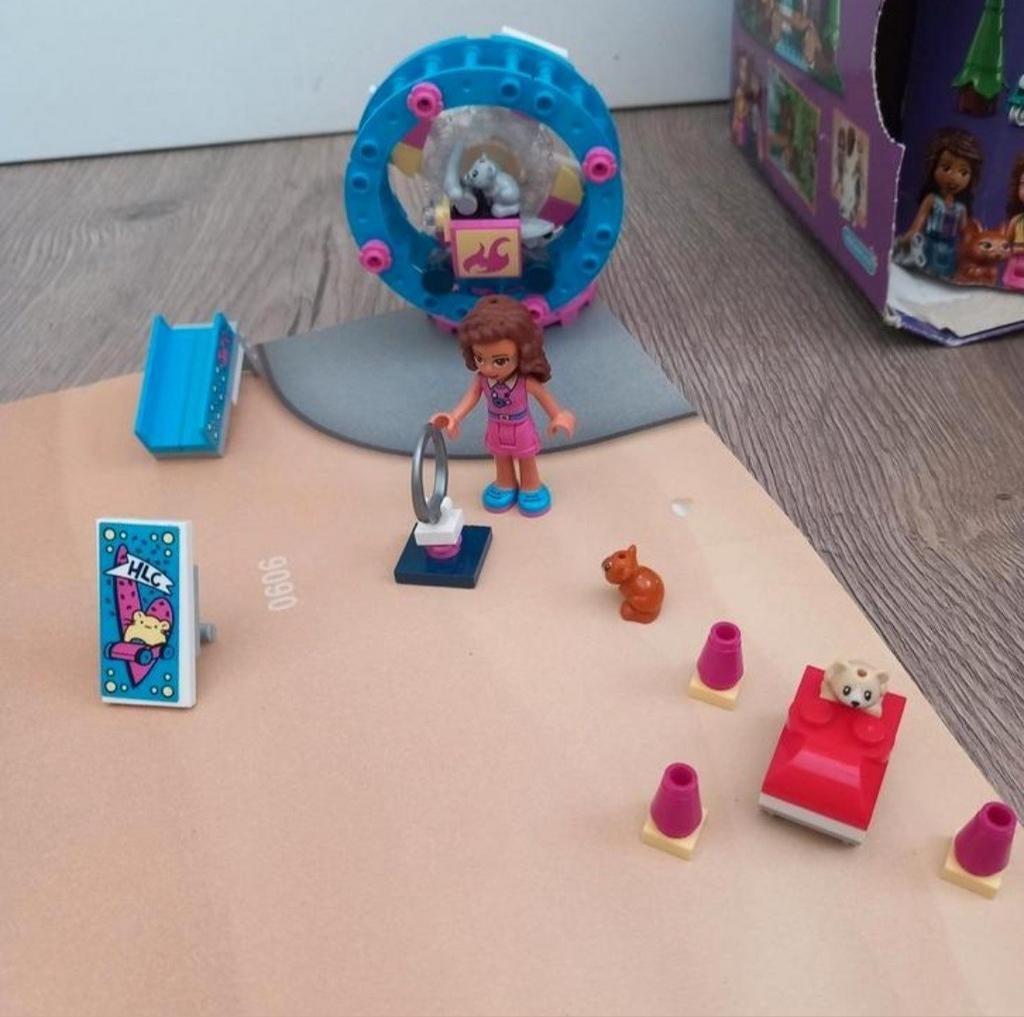 Lego friends Olivia's hamster circus nieuw, Ophalen of Verzenden, Zo goed als nieuw, Complete set
