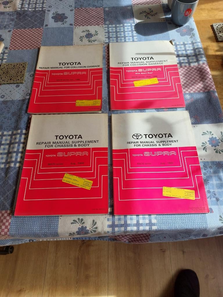 REPAIR MANUALS TOYOTA SUPRA MA70, Ophalen of Verzenden