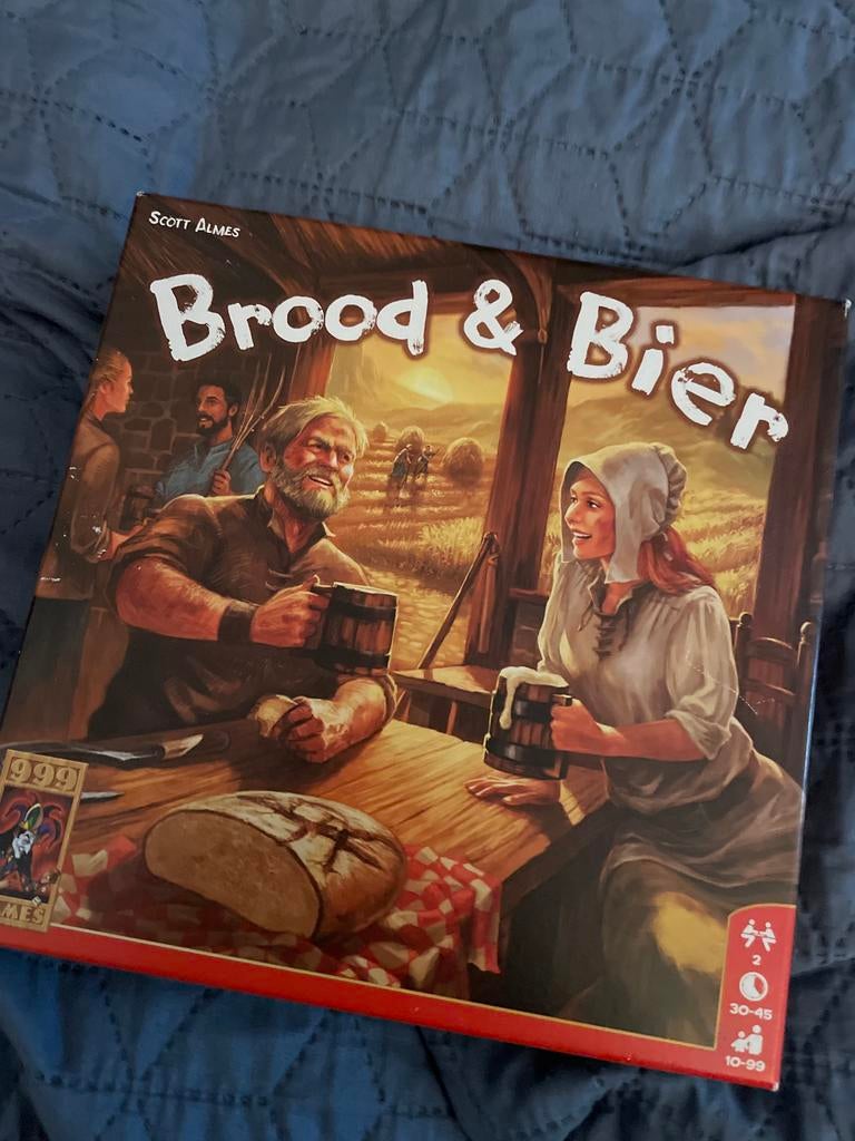 Brood & Bier Bordspel, Een of twee spelers, Ophalen of Verzenden, Zo goed als nieuw