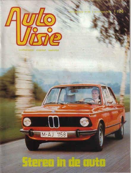 Autovisie 44 1973 : Ford Granada 3000 GXL - Jackie Stewart, Ophalen of Verzenden, Gelezen, Algemeen