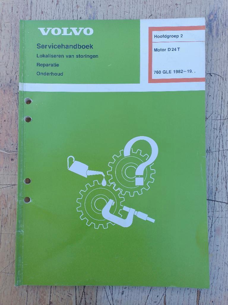 Werkplaatshandboek Volvo 760 D24T 6-cil Turbodieselmotor, Auto diversen, Handleidingen en Instructieboekjes, Ophalen of Verzenden