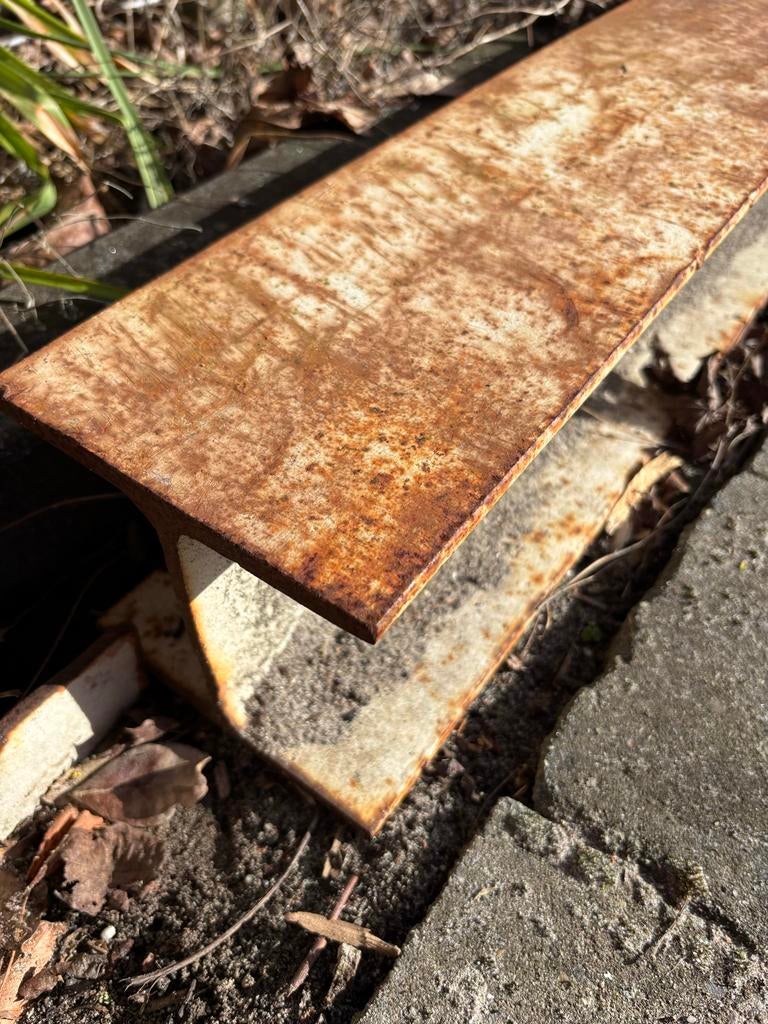 IJzeren balken, Doe-het-zelf en Verbouw, Metalen, Ophalen, Gebruikt, IJzer