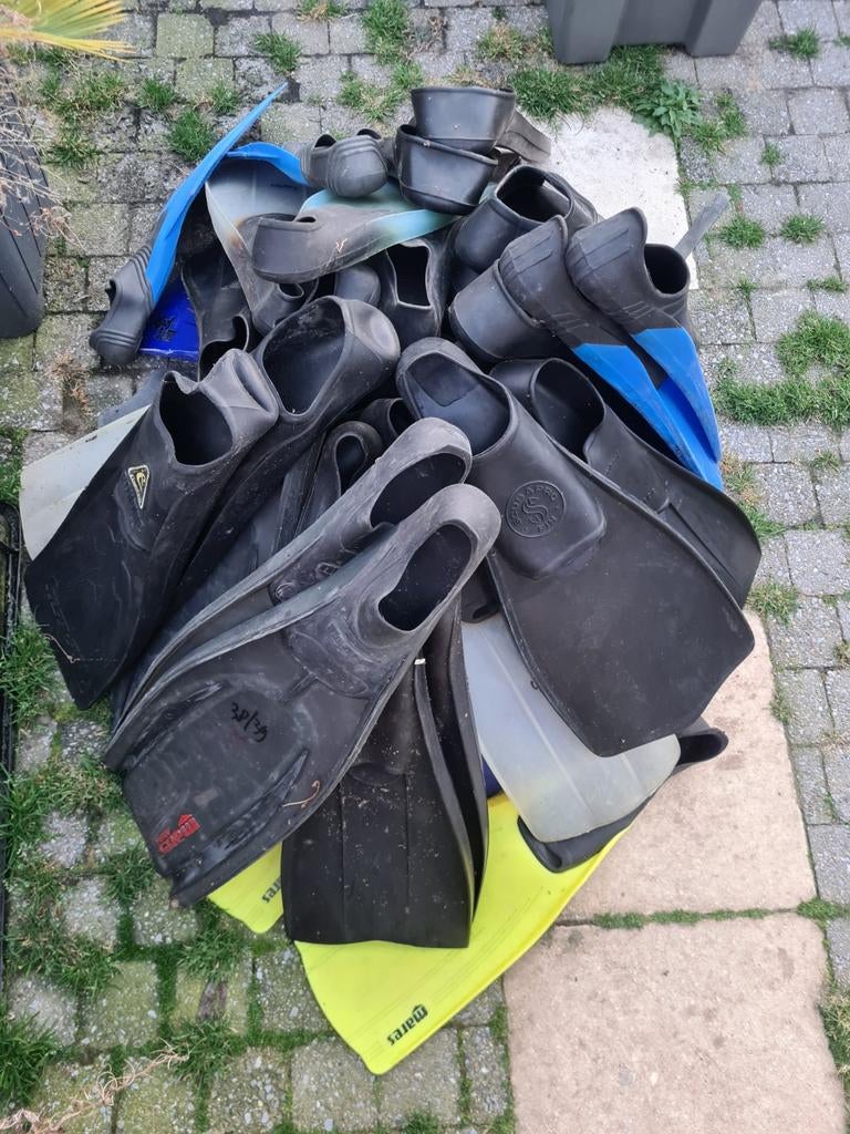 Partij binnen vinnen, Ophalen, Zwem- of Duikvliezen